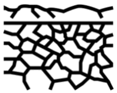 Unique natural mirror